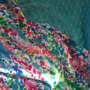 Lilly Pulitzer Inspired throw blanket